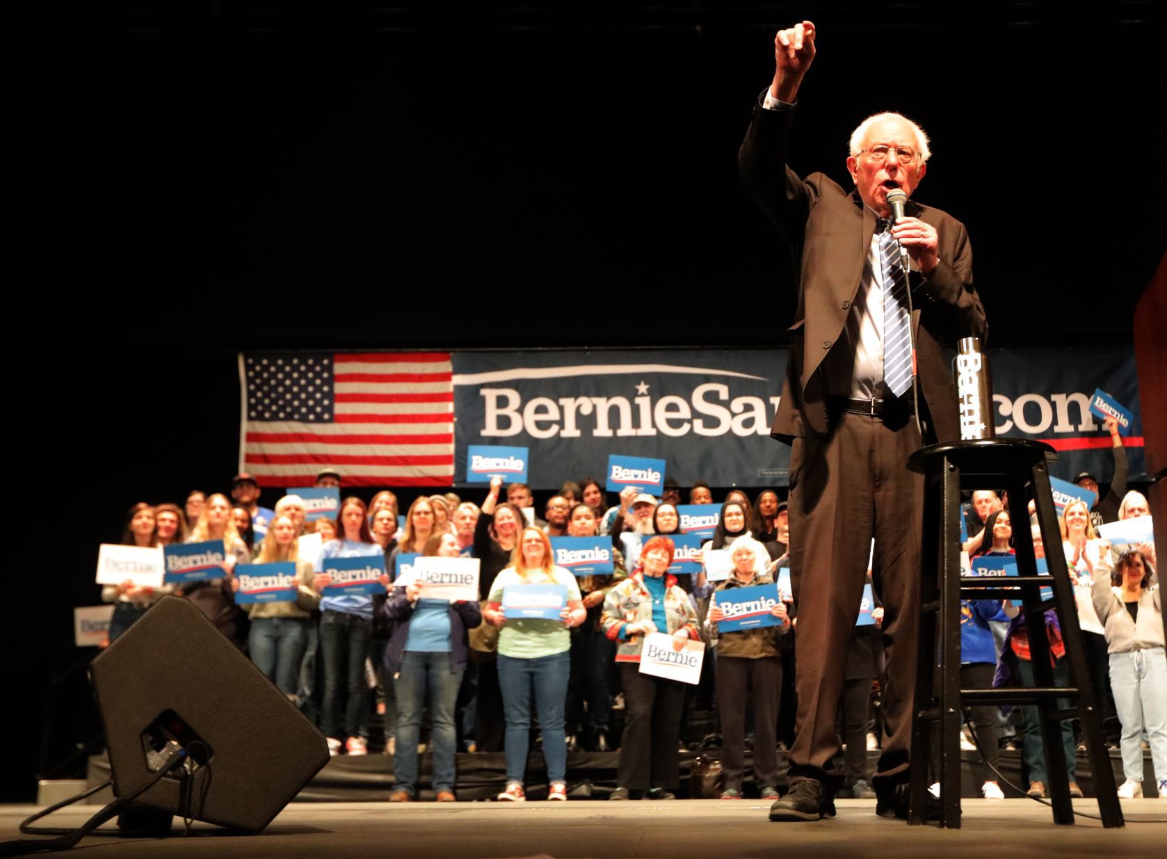 Bernie Sanders revs up supporters in St. Louis ahead of Tuesday’s presidential primary